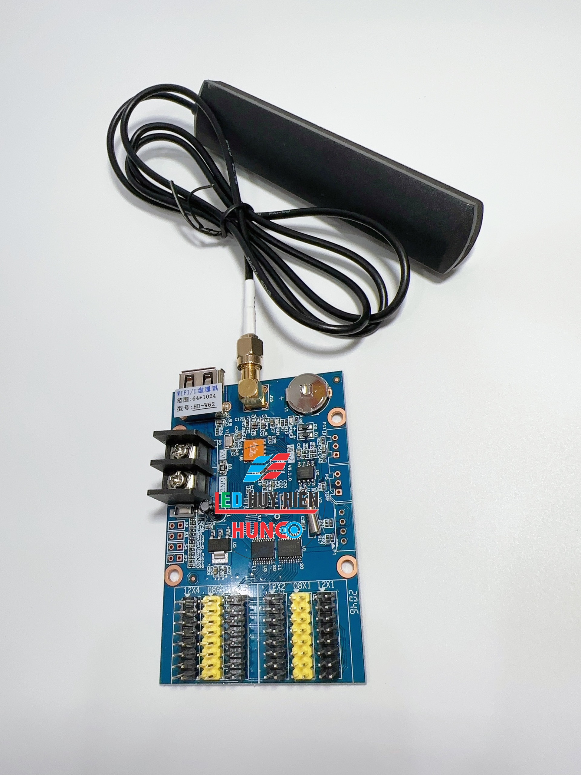 Card HD W62 (WIFI & USB) Module led 1 màu, 3 màu