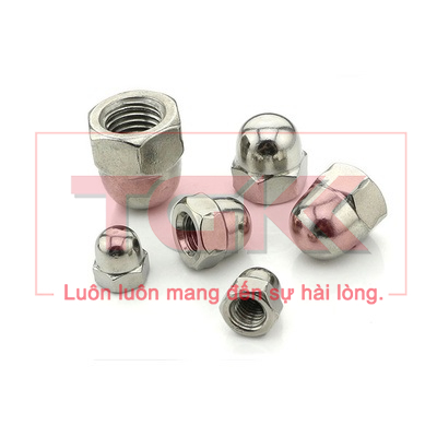 Đai ốc mũ inox 201 (M3-M20)
