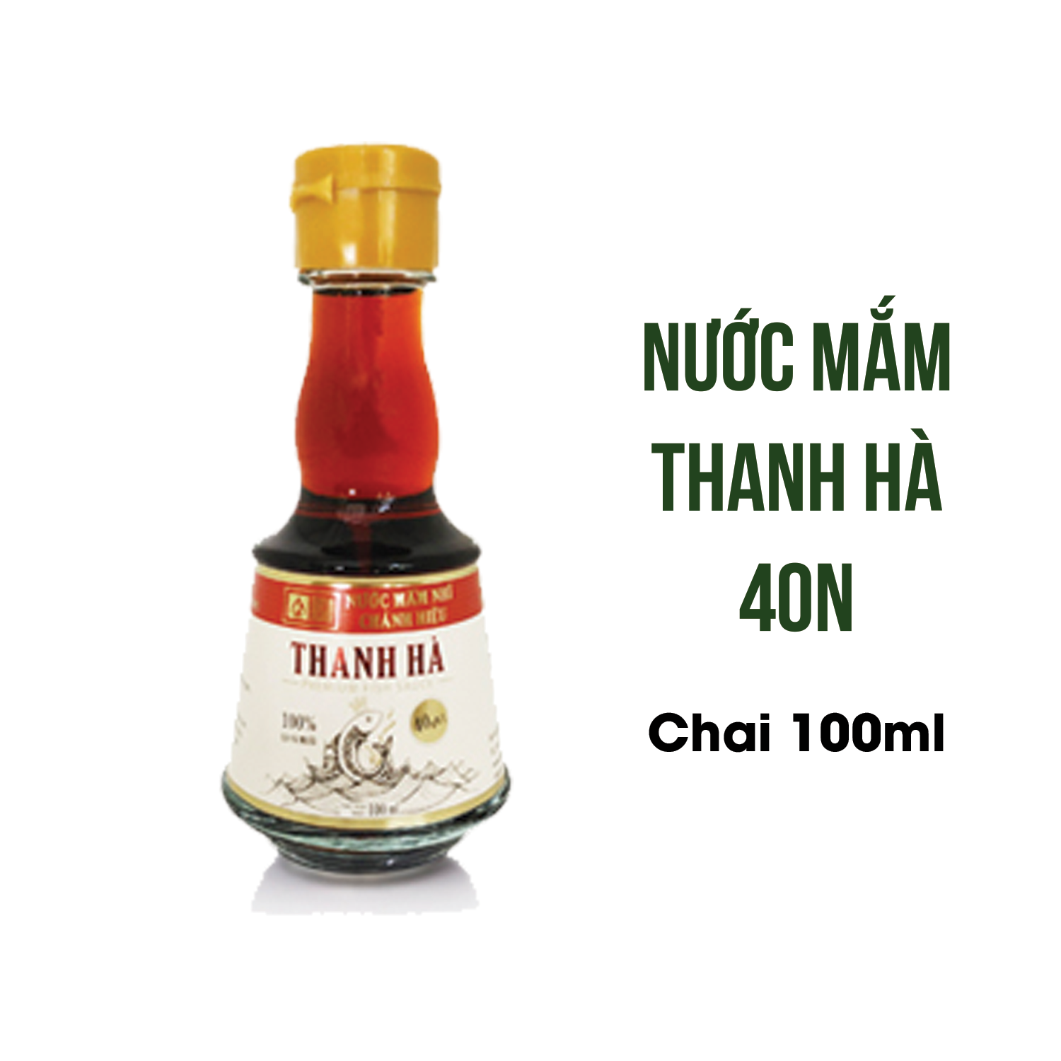 [HCM - Nhu Yếu Phẩm] - Nước Mắm Thanh Hà 40N - Chai 100ml