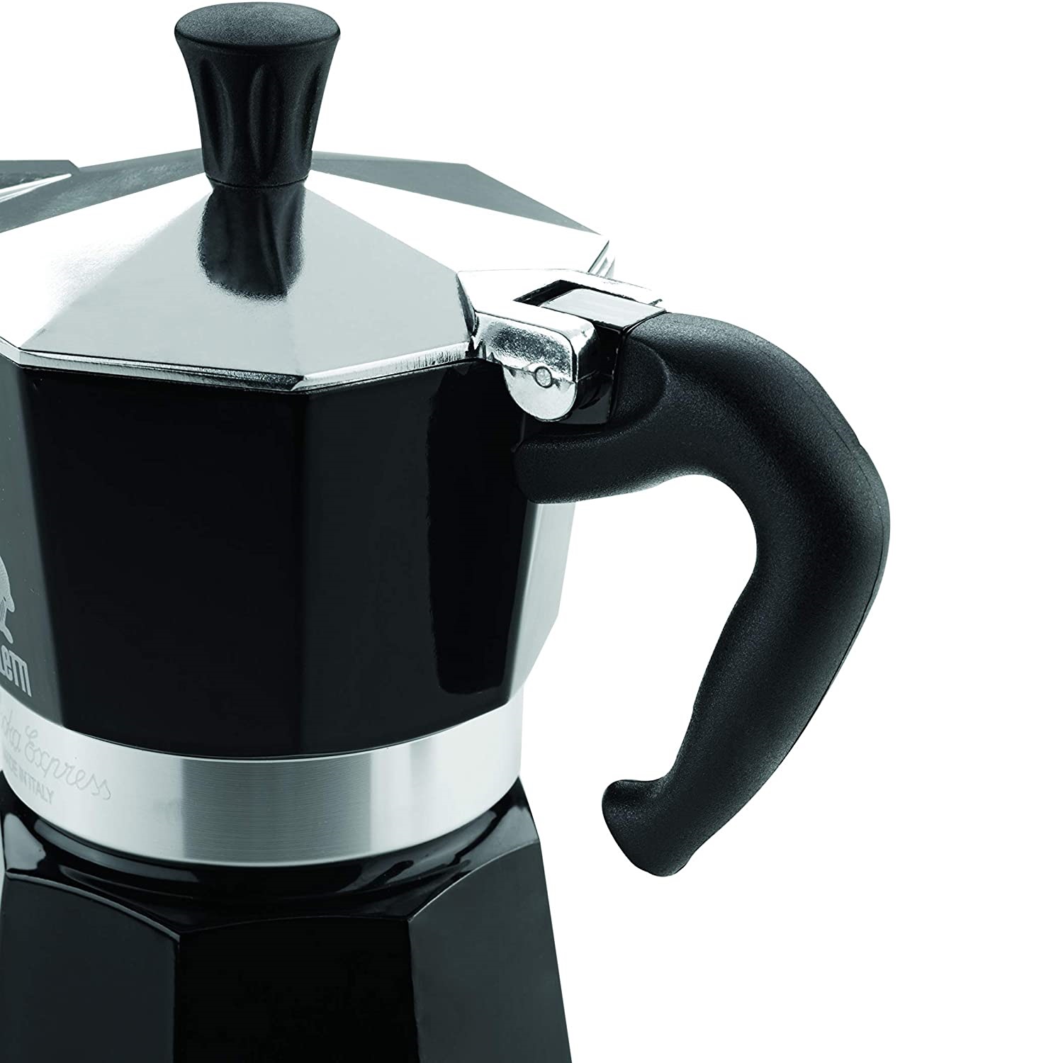 Ấm pha cà phê Bialetti 4952 Moka Express Espresso Maker, Black, 3 cup