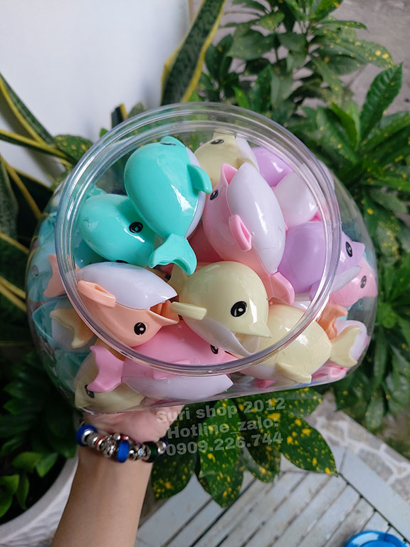 01 Chuốt bút chì hình cá heo dễ thương