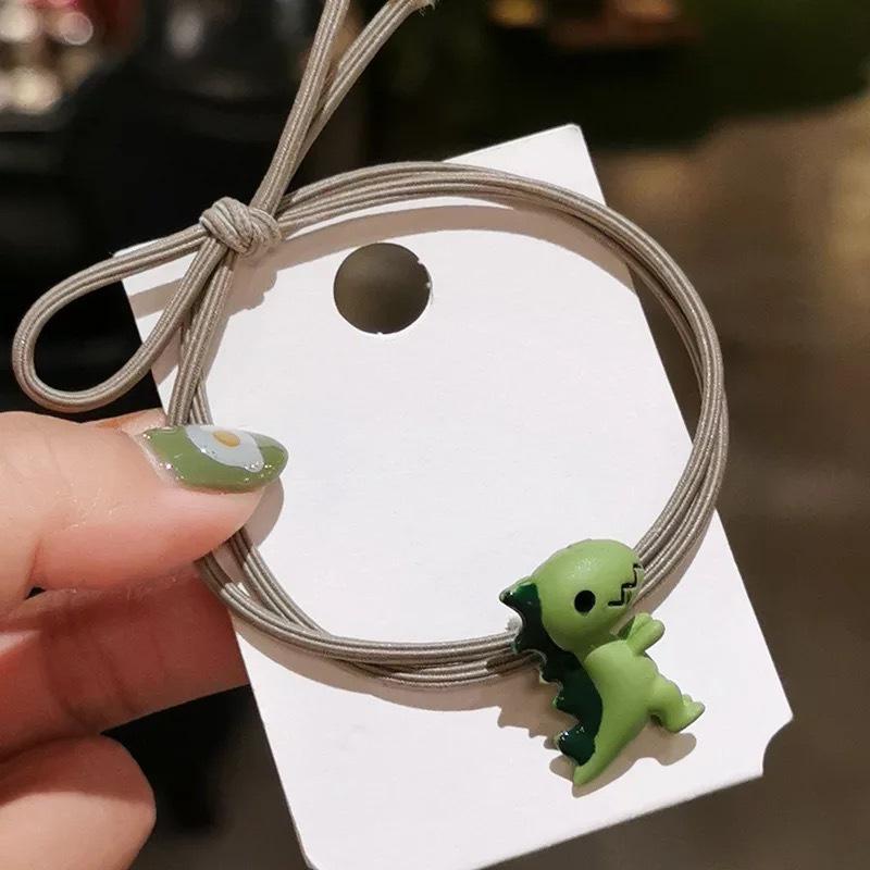 Dây thun buộc tóc hình khủng long siêu cute, đáng yêu