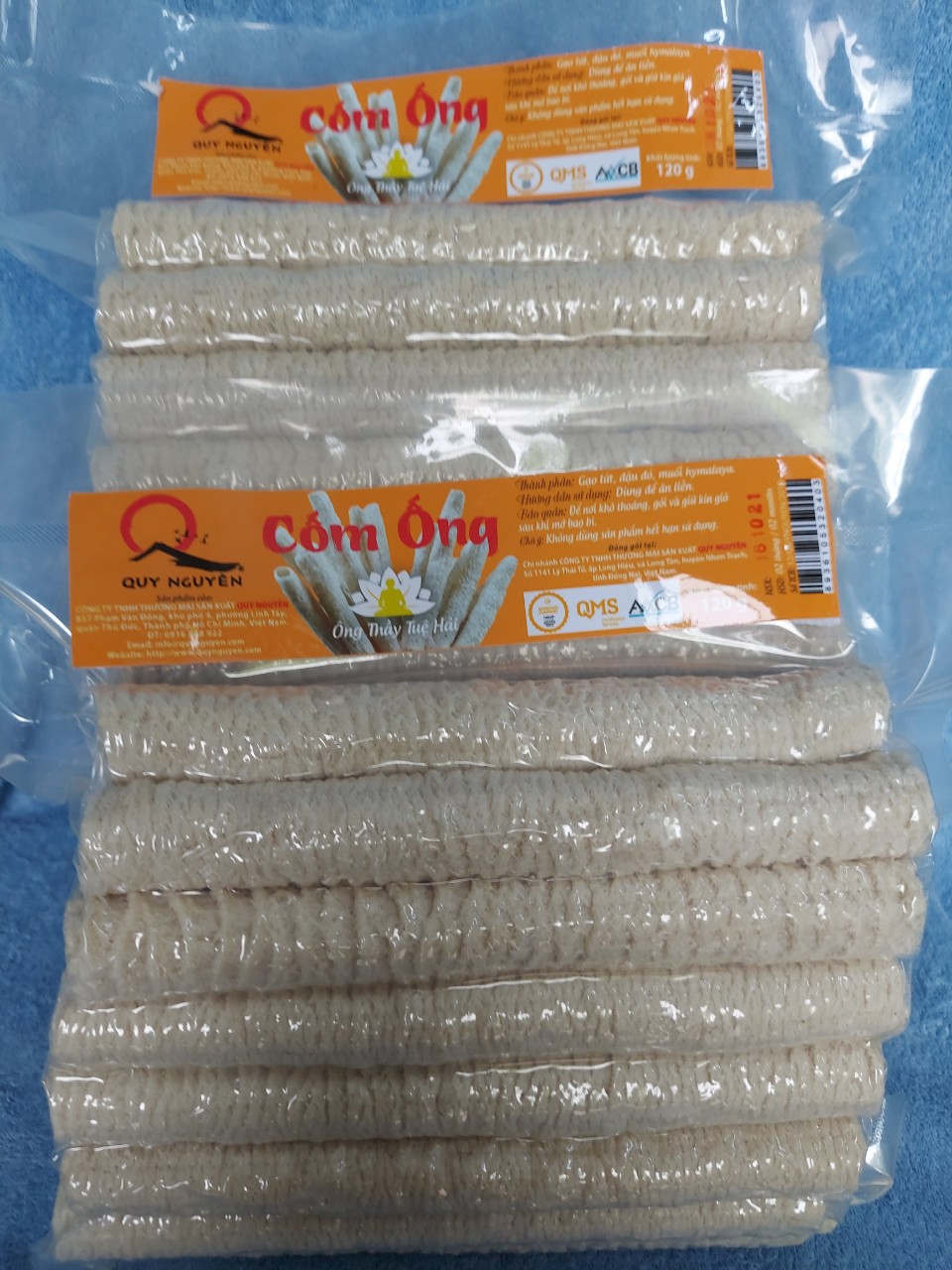 Cốm ống Gạo Lứt 120g -Quy Nguyên
