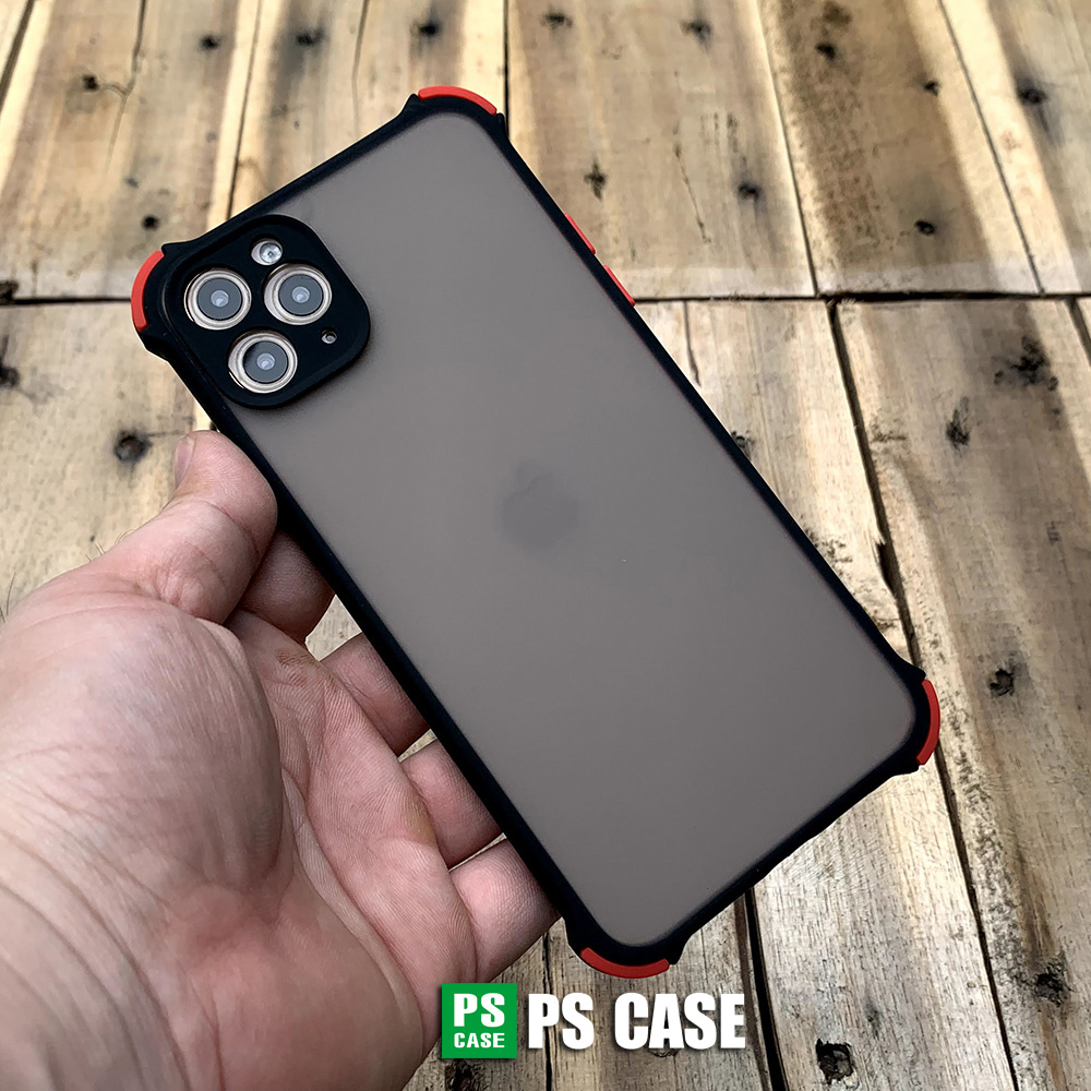 Ốp lưng chống sốc toàn phần dành cho iPhone 11 Pro Max - Màu Đen - PS Case Phân Phối
