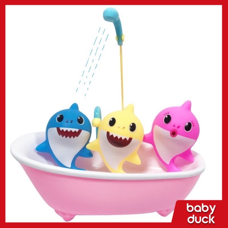 Đồ chơi phòng tắm không thấm nước Hài lòng☫  Cá mập Baby shark đồ chơi nhà tắm cho bé kt 8.12cm ms9209