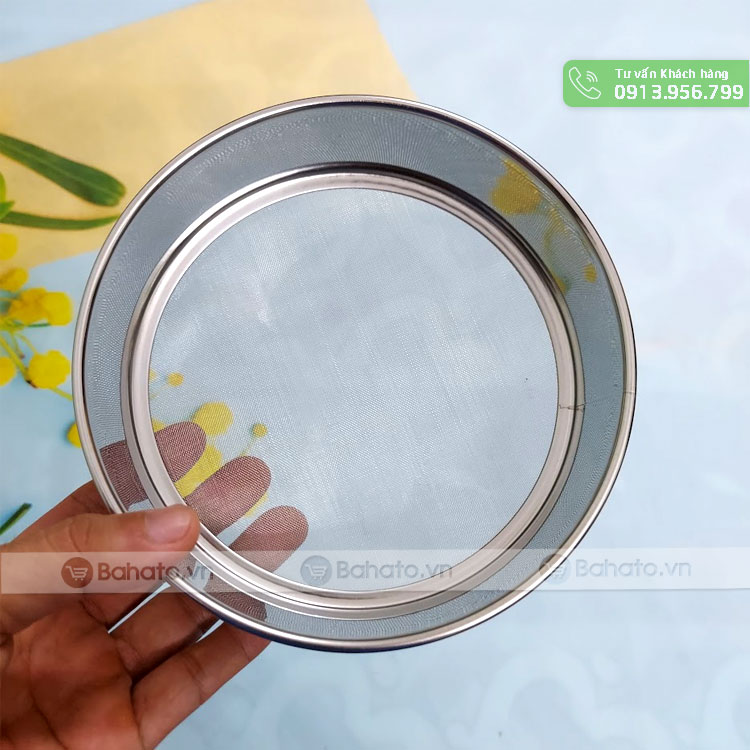 Rây bột inox tròn 155mm