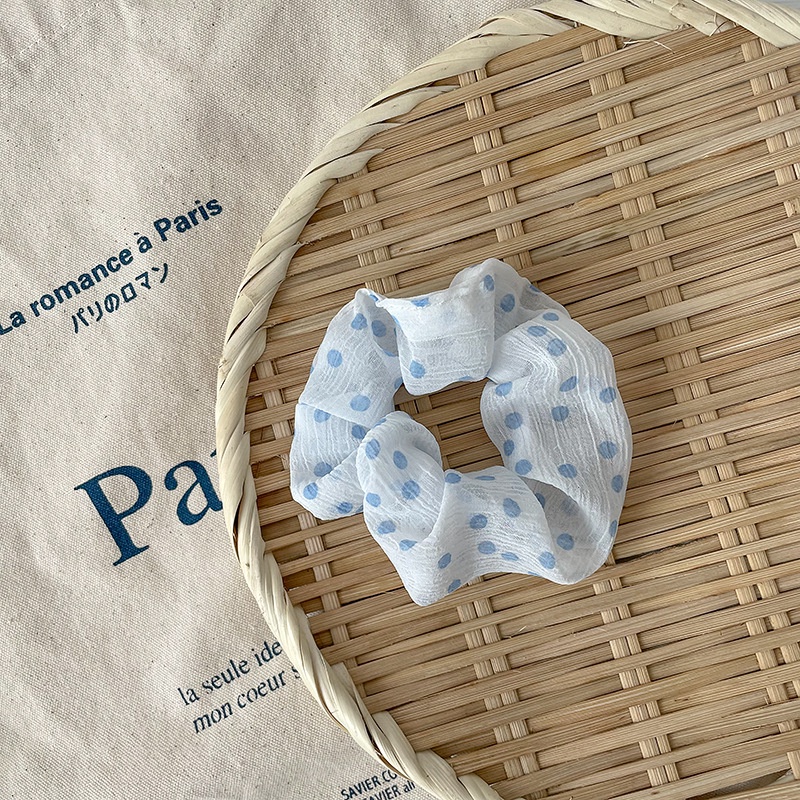 Cột tóc Vải Scrunchies ngẫu nhiên