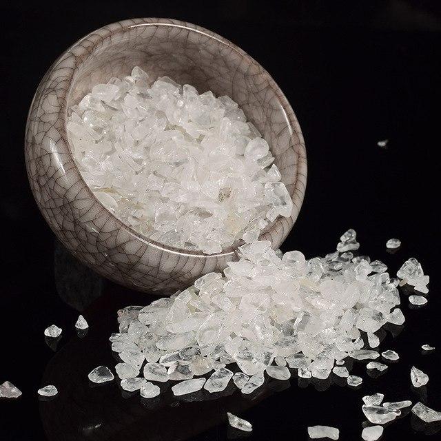 Đá thạch anh trắng vụn tự nhiên