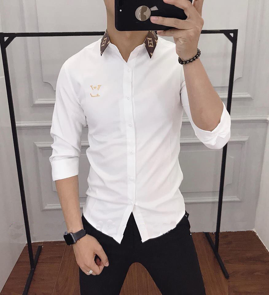 [HCM]Áo sơ mi nam tay dài chất kate lụa cao cấp cực đẹp ASM072