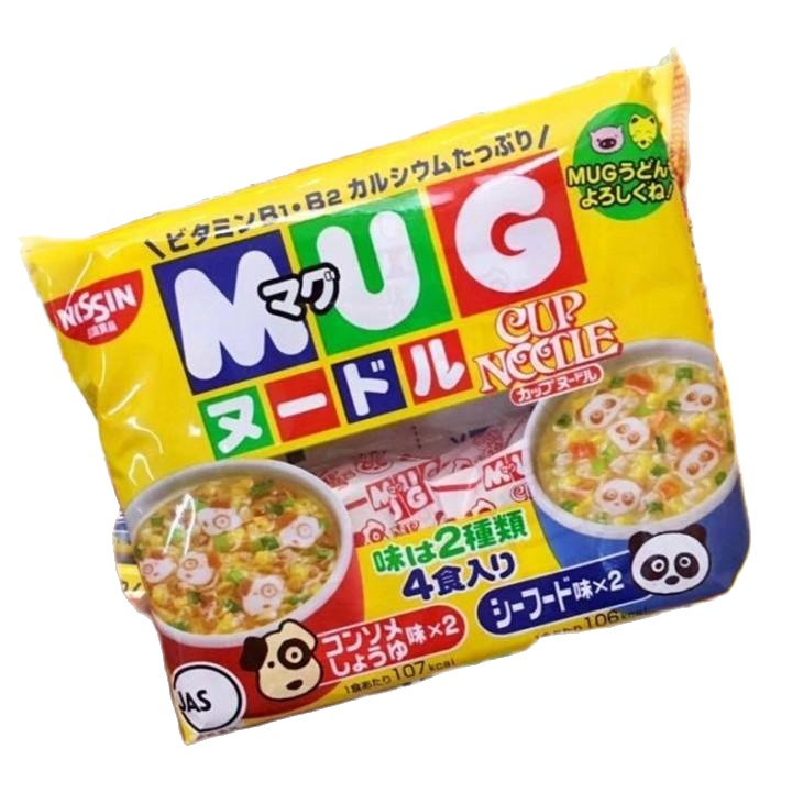[HCM]Mì Mug vàng - vị hải sản cho bé ăn dặm