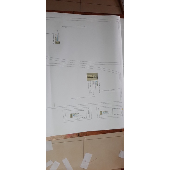 Rập giấy đầm cổ vuông kiểu nữ mã 1432 (BẢN VẼ)