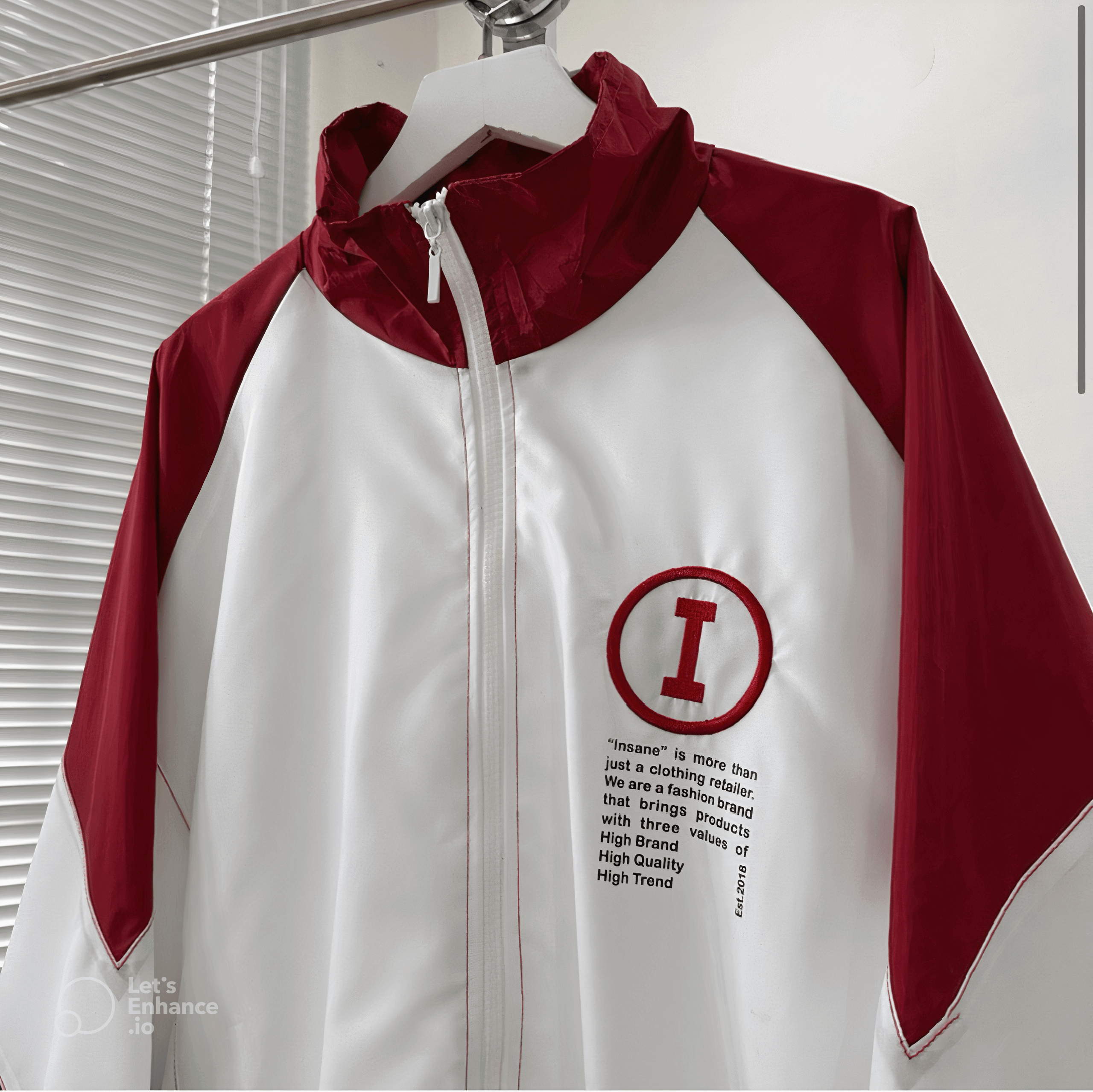 Áo khoác Chữ i dù 2 lớp form rộng unisex nam nữ, Áo khoác dù form rộng nam nữ unisex 2 lớp INSANE