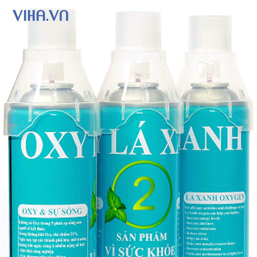 Bình Oxy Cầm Tay Lá Xanh cung cấp Oxy tinh khiết 98%