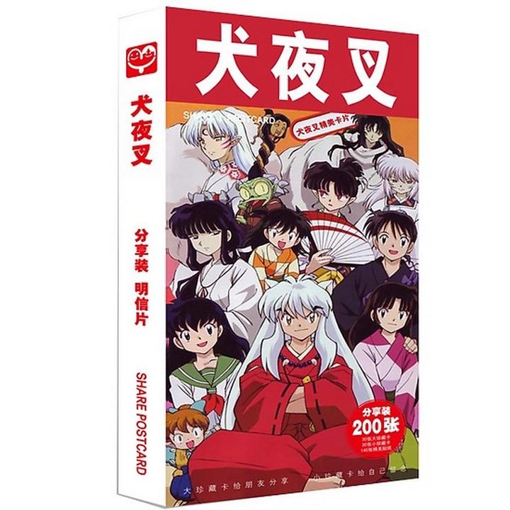 Postcard InuYasha Khuyển Dạ Xoa hộp ảnh bộ ảnh có ảnh dán lomo postcard bưu thiếp