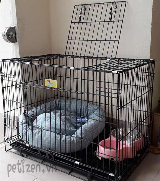 LỒNG SẮT TĨNH ĐIỆN VÂN ĐÁ CHO CHÓ MÈO