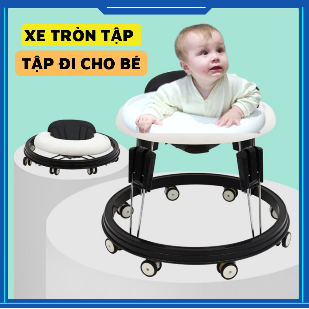 Xe tròn tập đi cho bé, Xe tập đi cao cấp