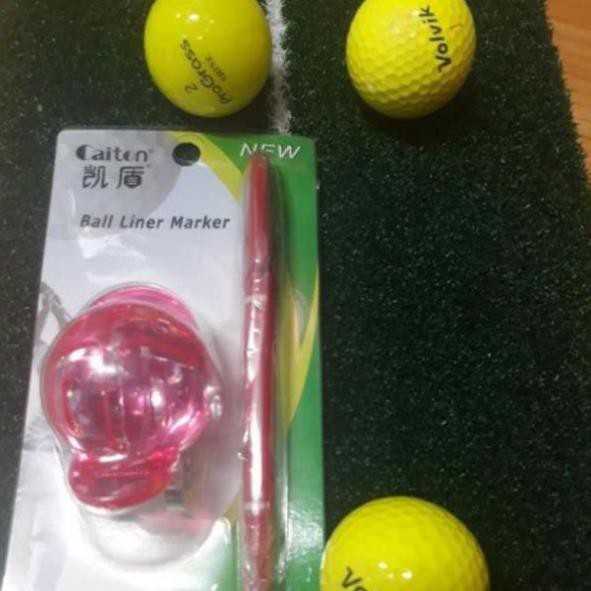 Dụng Cụ Kẻ Line Trên Bóng Golf + Bút