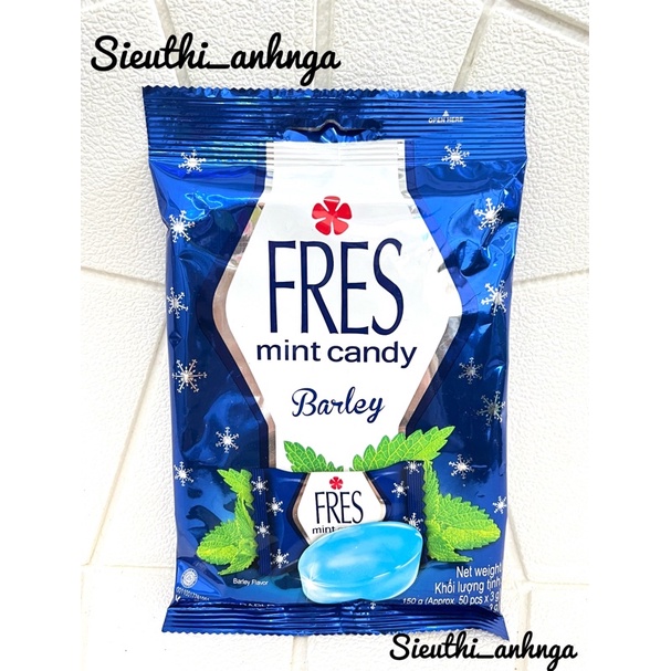 Kẹo The Bạc Hà Lúa Mạch Fres Barley Mint Candy (Gói 150g)