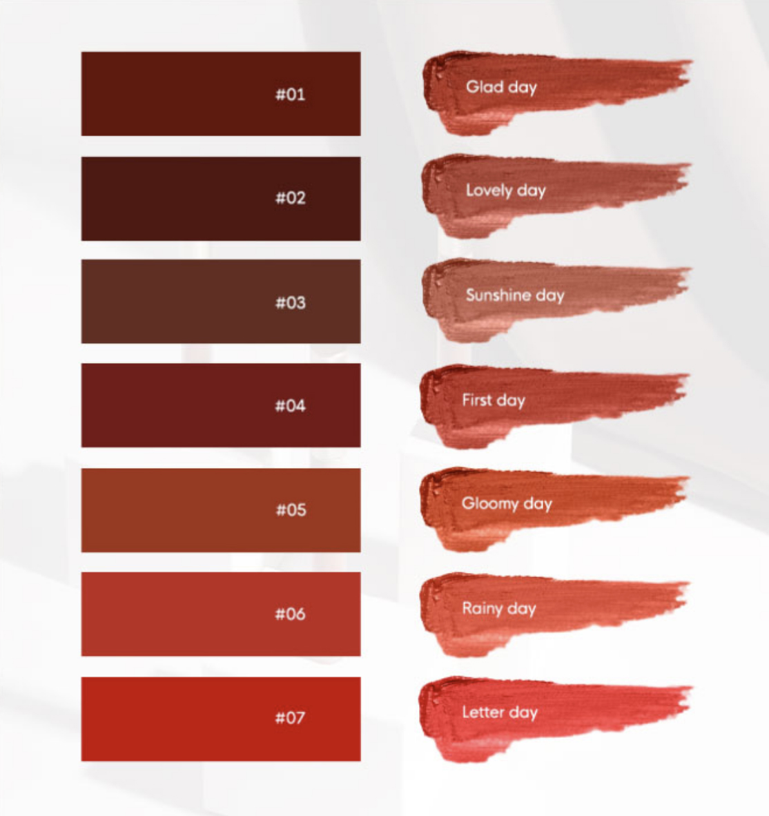 COMBO Son kem Gilaa Long Wear Lip Cream