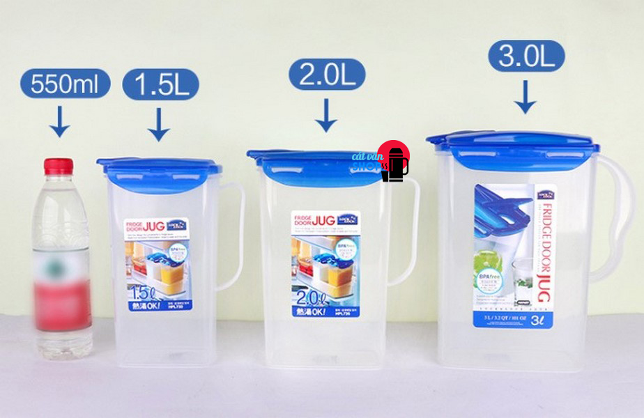 [HCM] Bình nước Lock&Lock dạng rót 1.5L HPL733  2L HPL735  3L HAP607