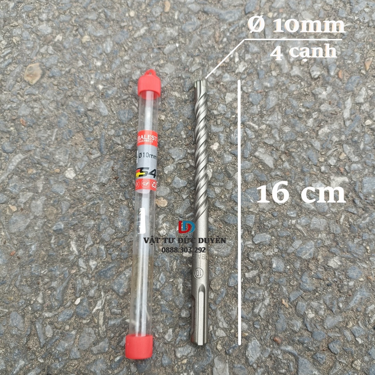 Mũi Khoan Bê Tông Ø6–25mm SoYi Chuôi Gài Đa – Dùng Cho Máy Khoan Búa