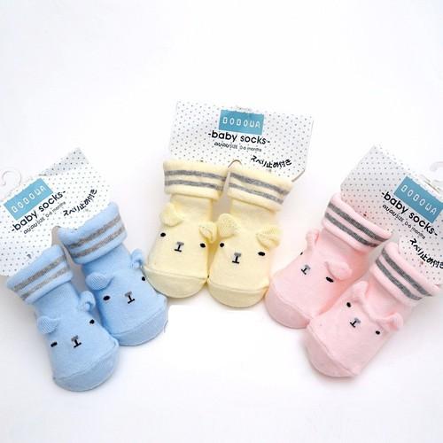 [HCM]Set 2 đôi vớ gấu cho bé sơ sinh đến 9 tháng