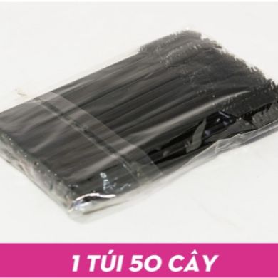 Chổi chải mi nối ( BỊCH 50 CÂY)_dụng cụ nối mi_THÚY HÀ