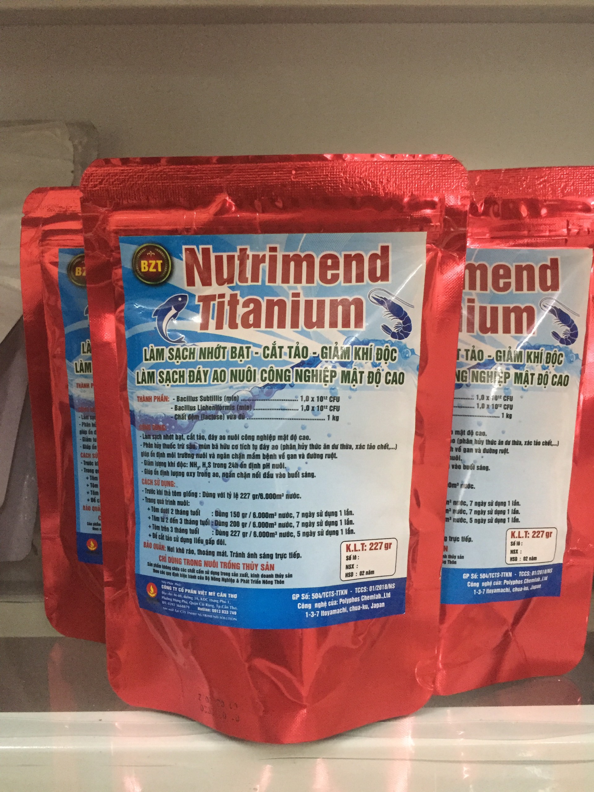 VI SINH XỬ LÝ KHÍ ĐỘC NUTRIMEND TITANIUM