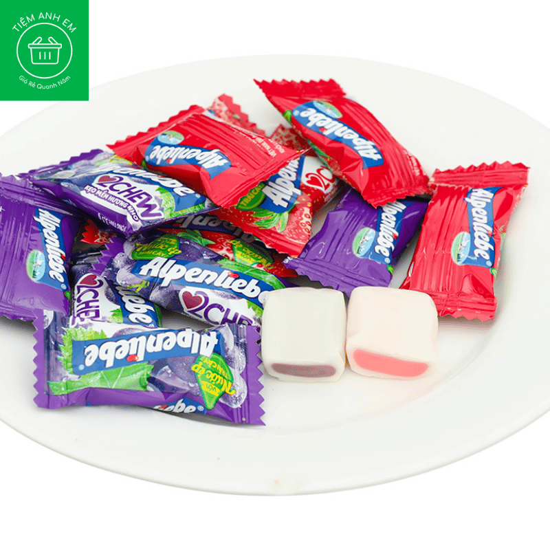 Kẹo Alpenliebe Hương Cà phê Dừa (Gói 33 viên - 115.5g)