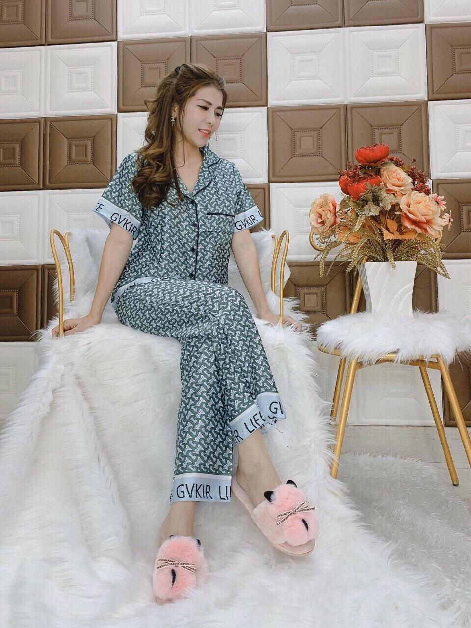 Sét pijama rằn ri satin in 3d cao cấp-QH