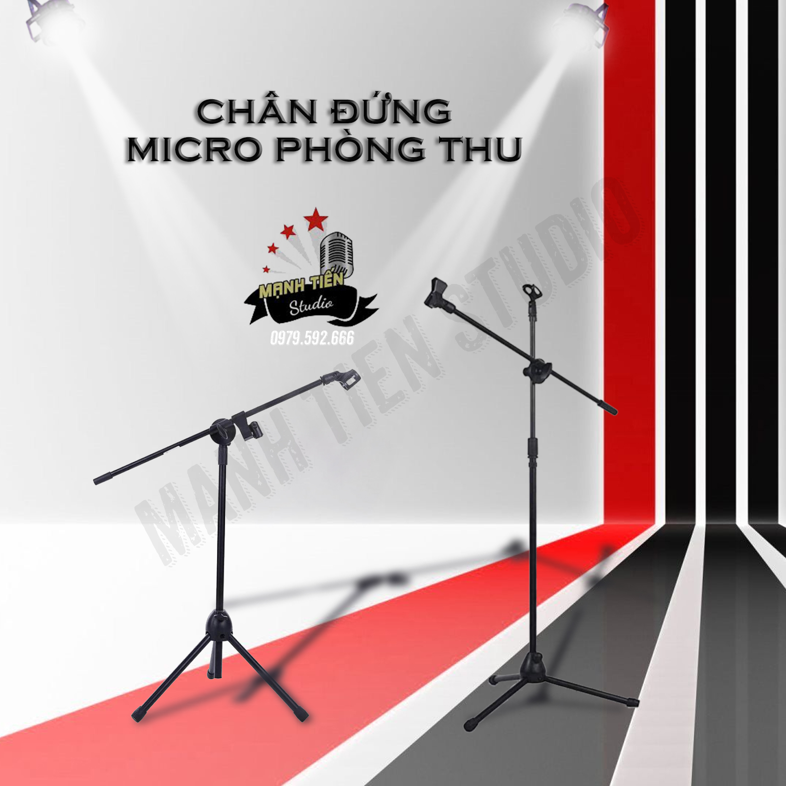 [hàng chuẩn hình thật] Chân đứng phòng thu kẹp micro, phòng hát karaoke gia đình, hát live stream dễ lắp đặt và tiện dụng chắc chắn cao cấp