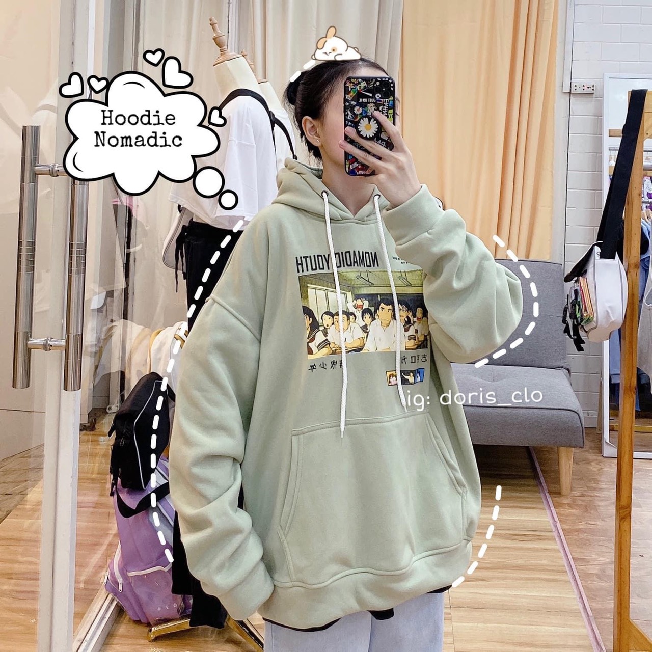Áo khoác hoddie nomatic youth