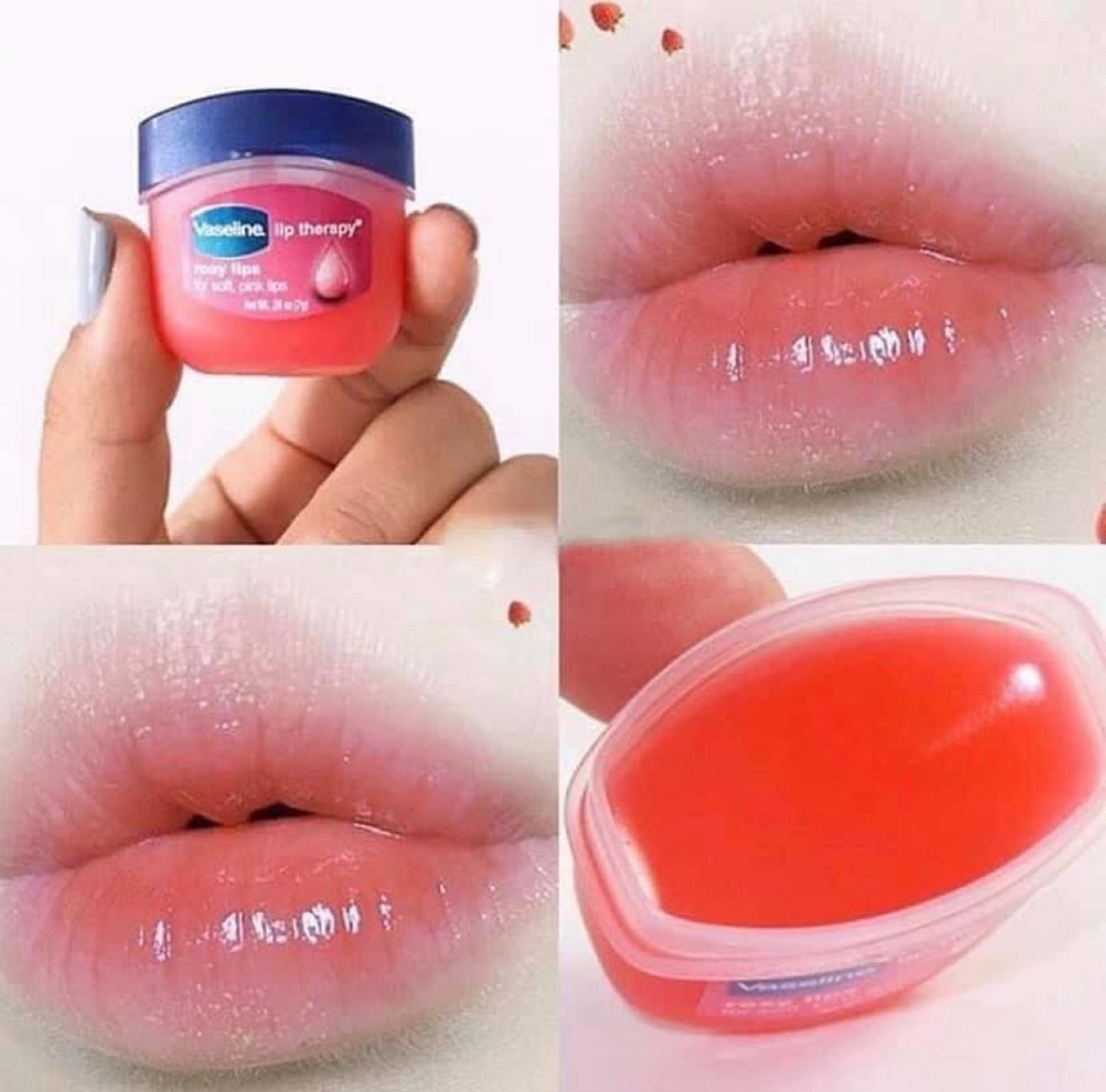 Son dưỡng môi Vaseline Rosy Lips Therapy 7g -MỸ