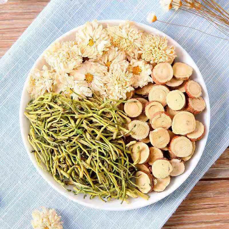 [HCM]Set 10 Gói TRÀ KIM NGÂN - HOA CÚC - SƠN TRA (Thanh Nhiệt Giải Độc)