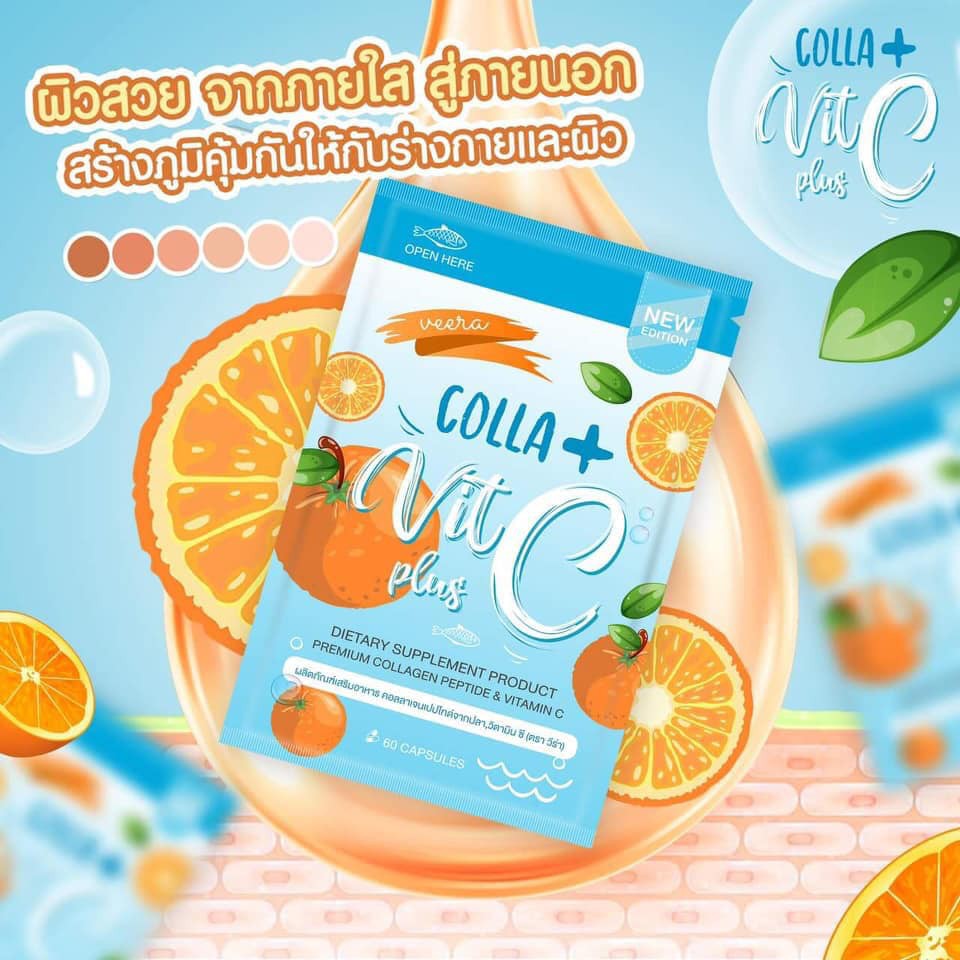[HCM]Colla Vit C Plus Thái Lan (60V)
