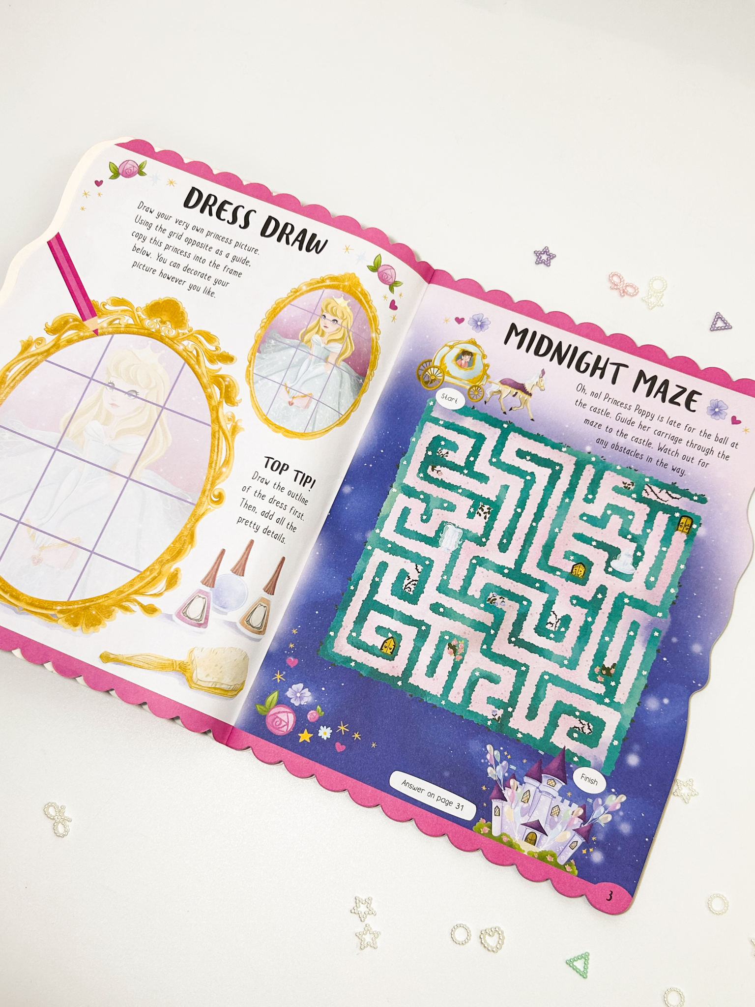 BOOKMEDI - Princess Dress-Up Activity Book