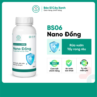 BS06 Nano Đồng Chế phẩm diệt nấm, vi khuẩn, mát cây xanh lá thumbnail