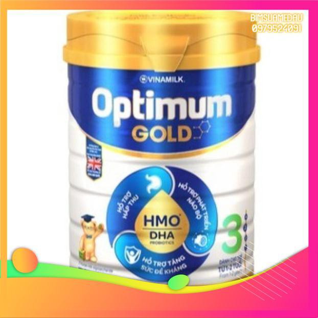 [bimsuamedau] [bimsuamedau] - Sữa bột Optimum Gold 3 850g MẪU MỚI