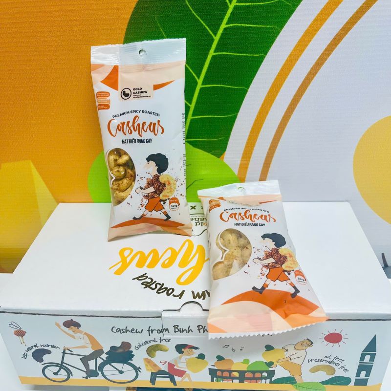 Hạt Điều Rang Cay Cao Cấp 50gr