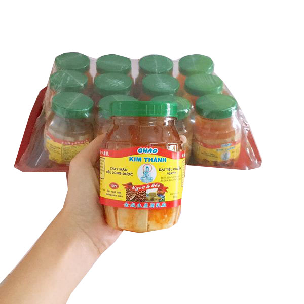 Chao trắng chao đậu hủ ngon Kim Thành lốc 12 hũ - chao đậu nành chất lượng dùng cho ăn chay và mặn đều được