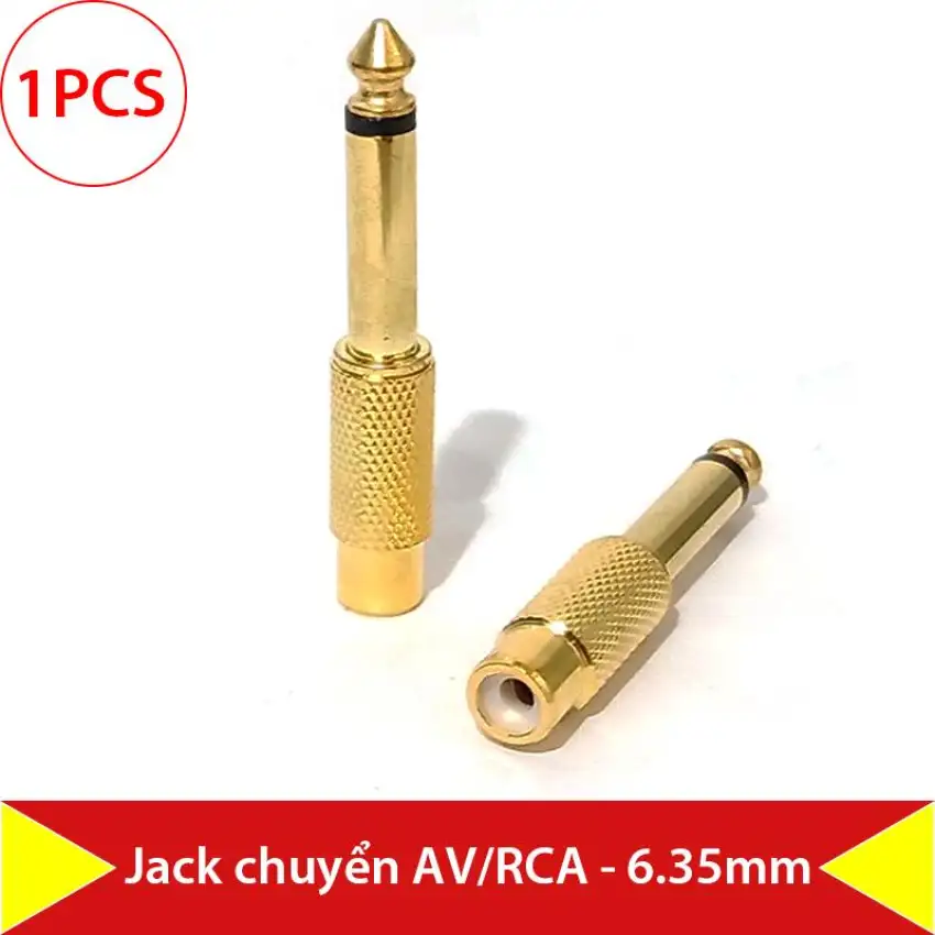 Jack đổi - đầu chuyển - rac đổi 6.5 mm sang 3.5 mm