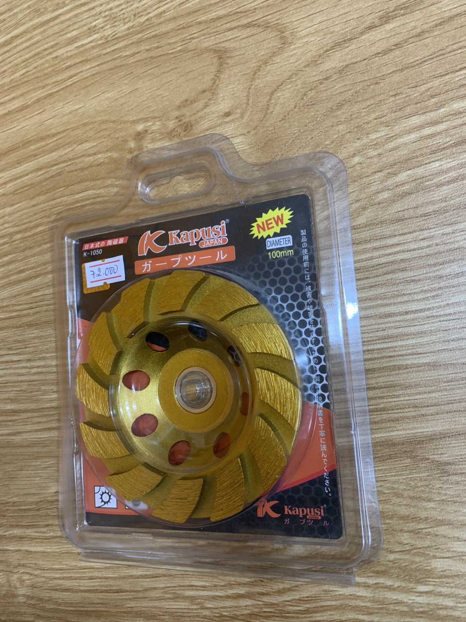 Đĩa mài sàn bê tông 100mm Kapusi