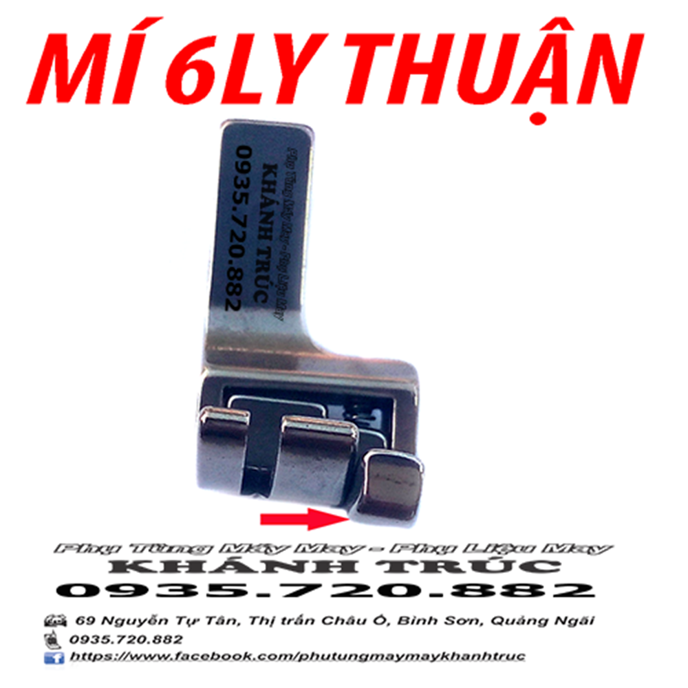 Chân vịt mí 6ly máy may công nghiệp 1kim