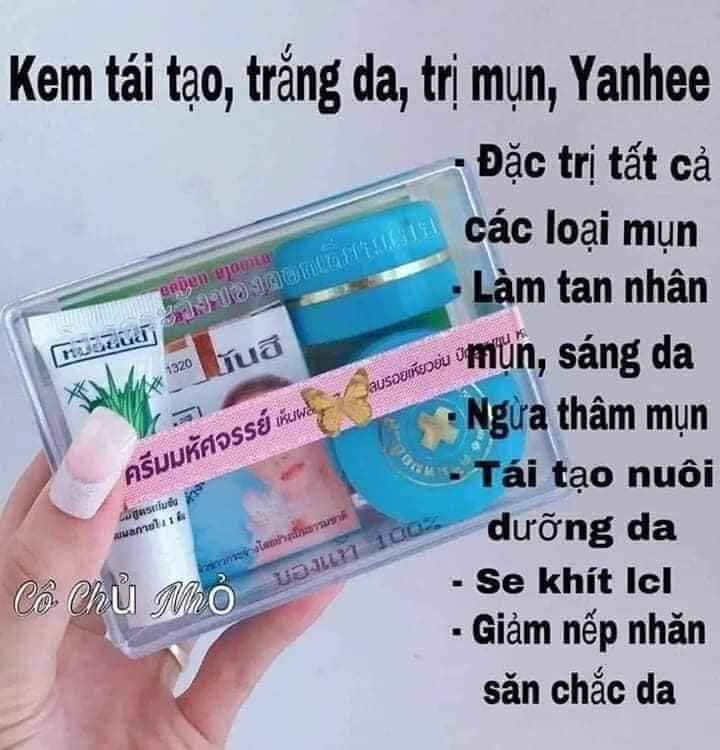 Combo Set Mụn Nám Trắng Da YanHee Thái Lan