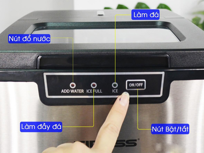 Máy làm đá Tiross TS9351 - Hàng Chính Hãng
