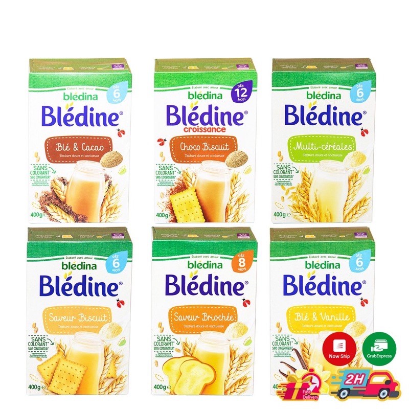 [Mẫu mới] Bột lắc sữa Bledina cho bé từ 4/6/8/12m