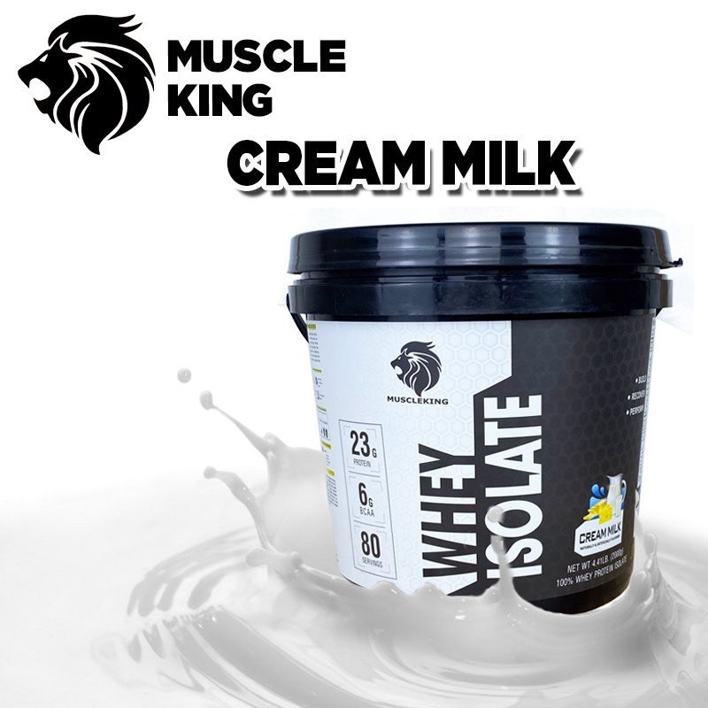 Sữa Tăng Cơ Whey Isolate 2 kg ( tặng shaker ) Muscleking