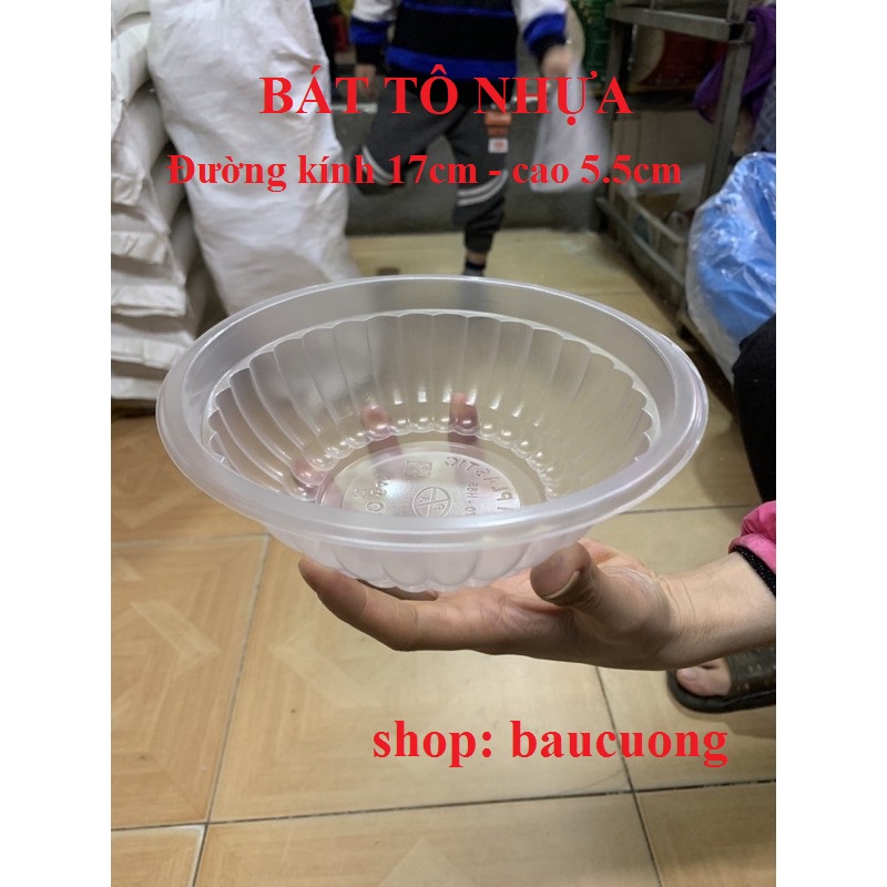 Bộ 50 bát tô nhựa dùng 1 lần