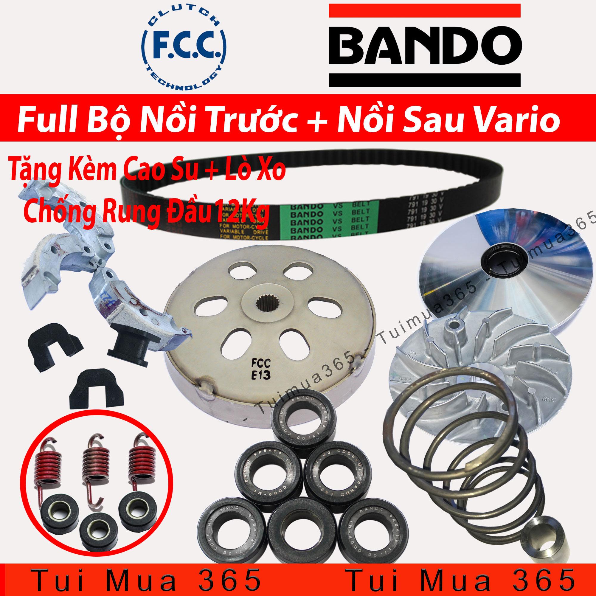 [HCM]Full Bộ nồi trước và Nồi Sau Honda Vario 125 / 150cc ( Bando / FCC )