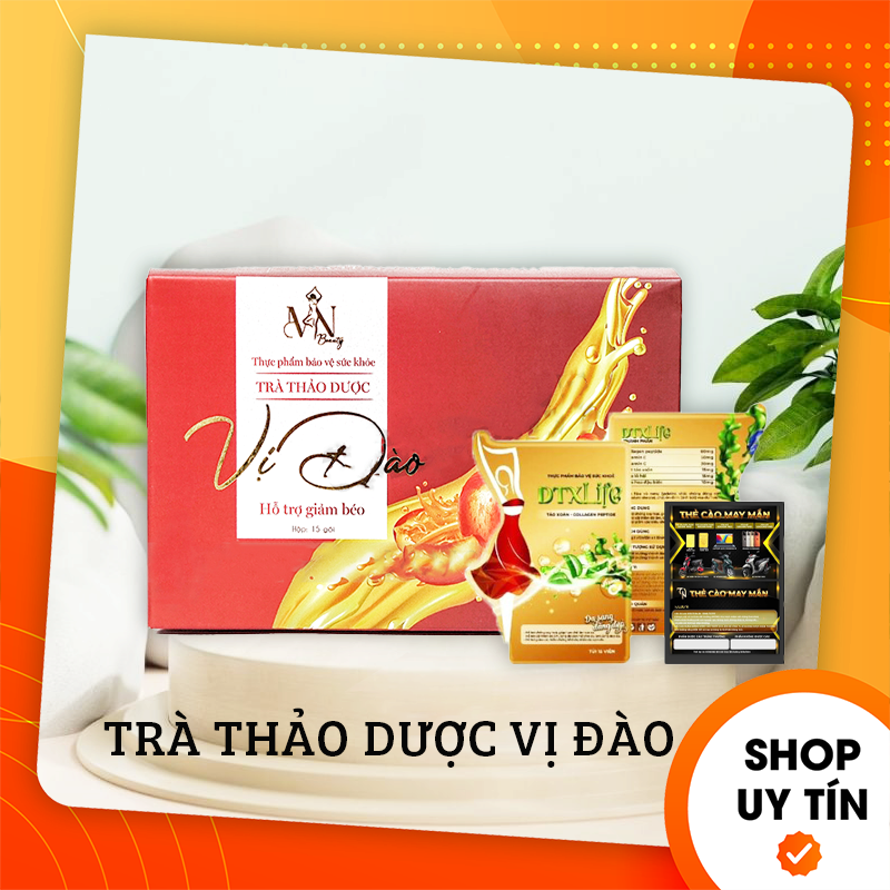 Trà giảm cân vị đào đông anh mn beauty group - trà đào giảm cân nguyễn huỳnh như